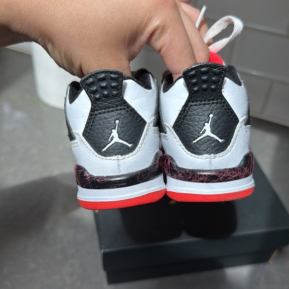 Air Jordan 4 Retro Flight Nostalgia Toddler Baby Boy Size 6C - Picture 2 of 9